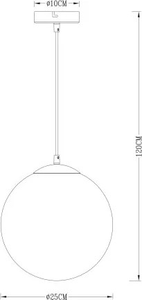 GLOBO 15852 VARUS Modern Függesztett Lámpa IP20