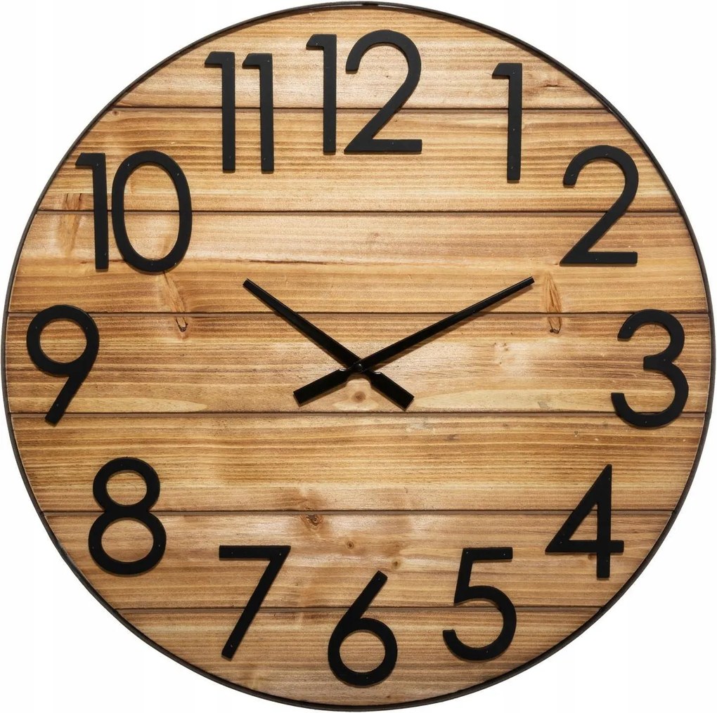 Fa Ø falra akasztható Kerek Óra 70 cm