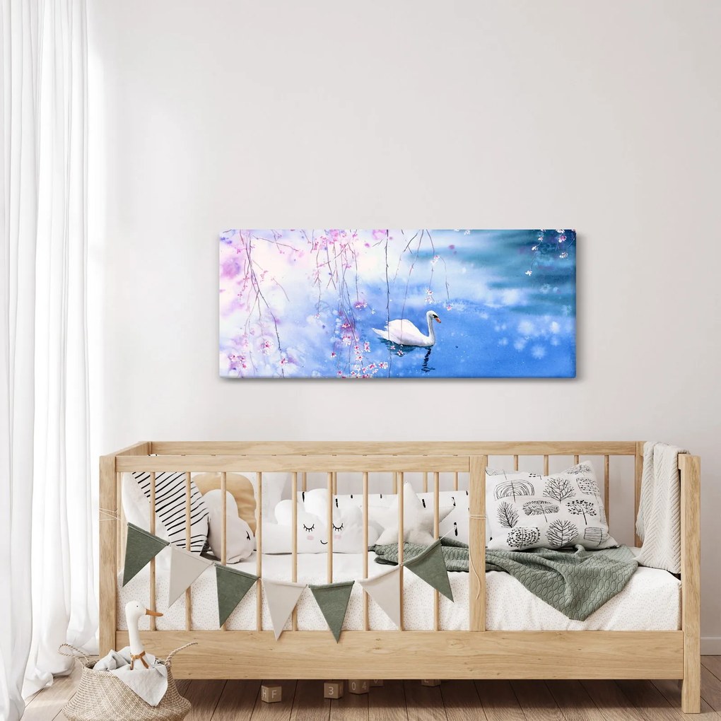 Kép - Varázslatos tó (120x50 cm)
