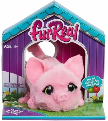 FurReal My Minis Piggy, interaktív malac,rózsaszín
