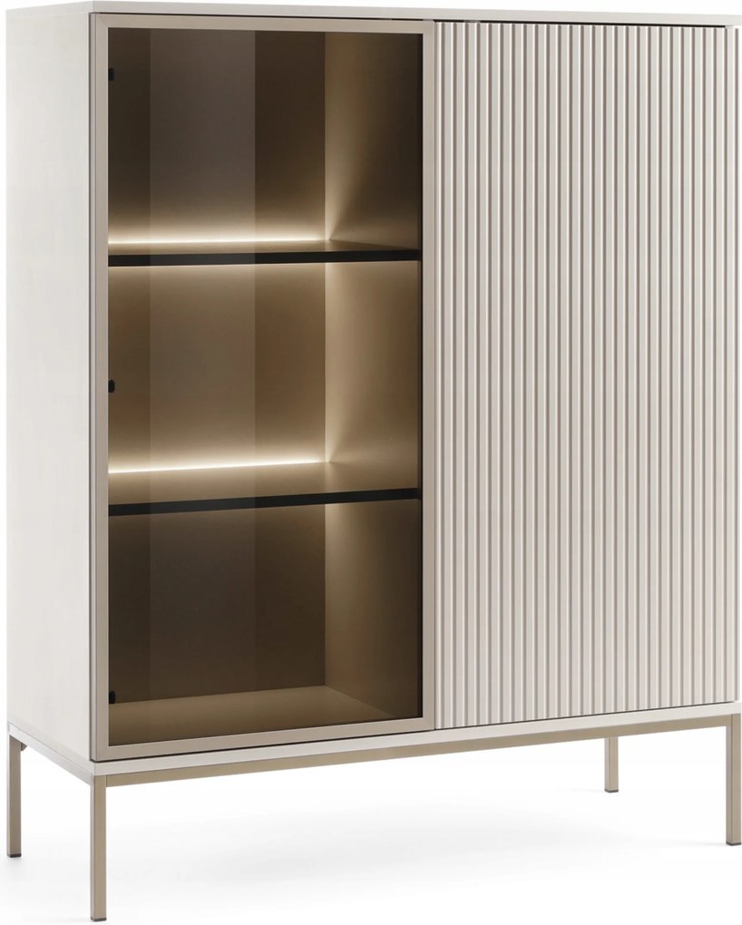 Komodee Vitrin Laval WT104 Kasmír, Led, Üvegajtó