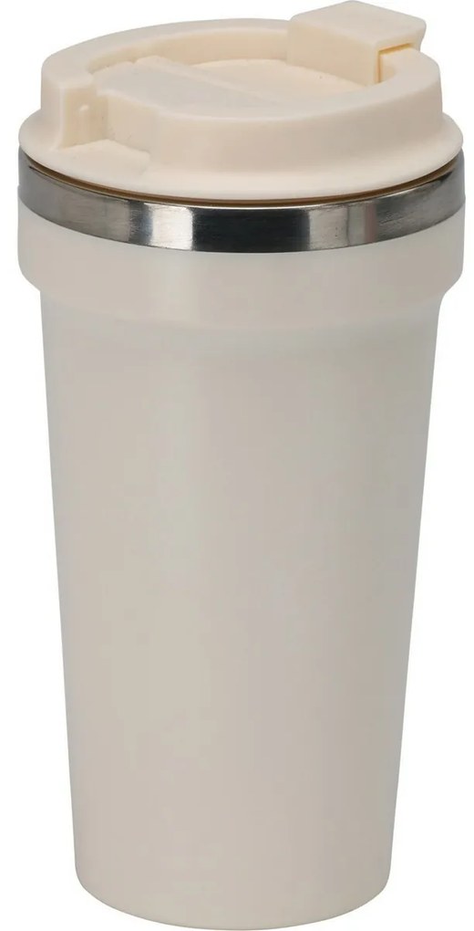 Utazó ivópohár, fehér, 500 ml