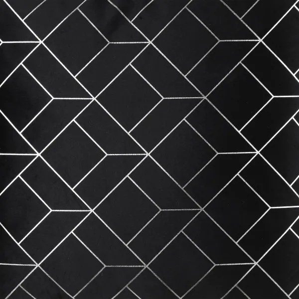 Eglo 420075 - Dekoratív párna SINGU 45x45 cm fekete/ezüst