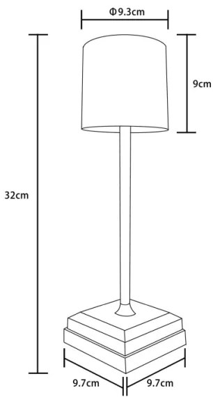 Globo 58487S - LED érintéses, fényerőszabályozható tölthető asztali lámpa DIXON 1,5W/5V 2200 mAh bézs