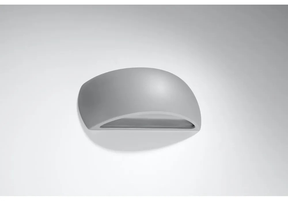 Palermo szürke kerámia falilámpa - Sollux