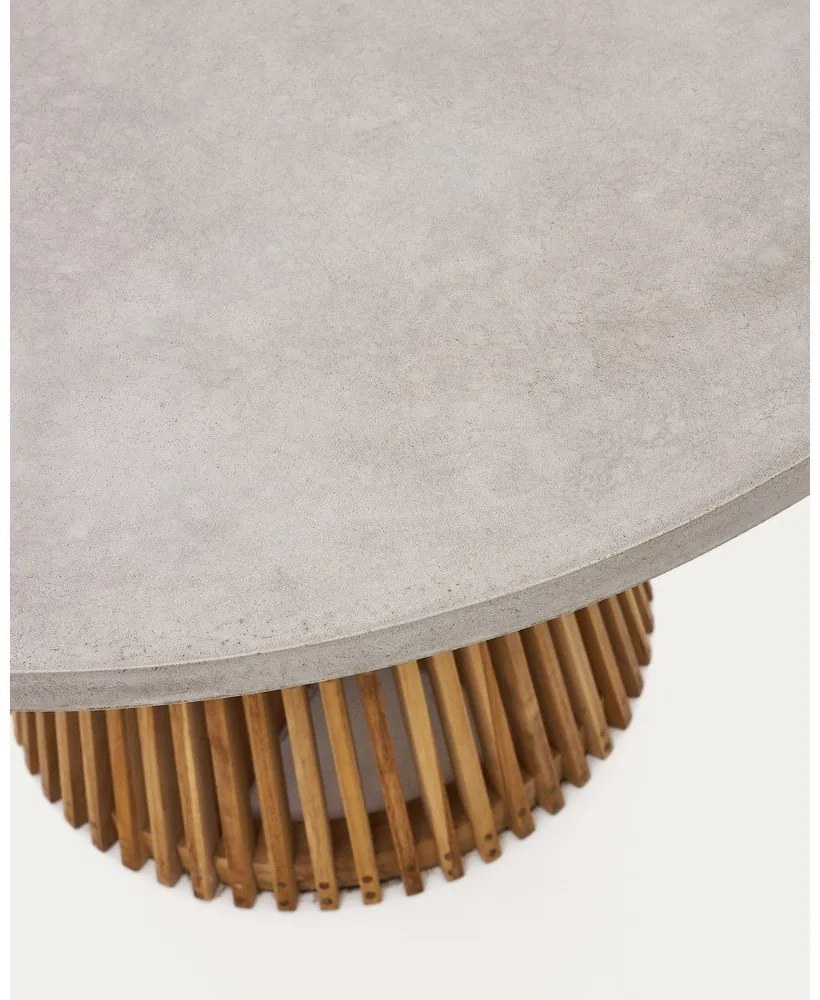 Kerek kerti étkezőasztal ø 120 cm Alcaufar – Kave Home