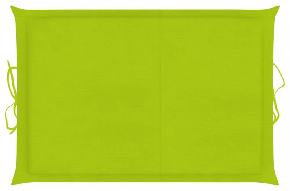 élénkzöld oxford szövet napozóágy párna 186 x 58 x 3 cm