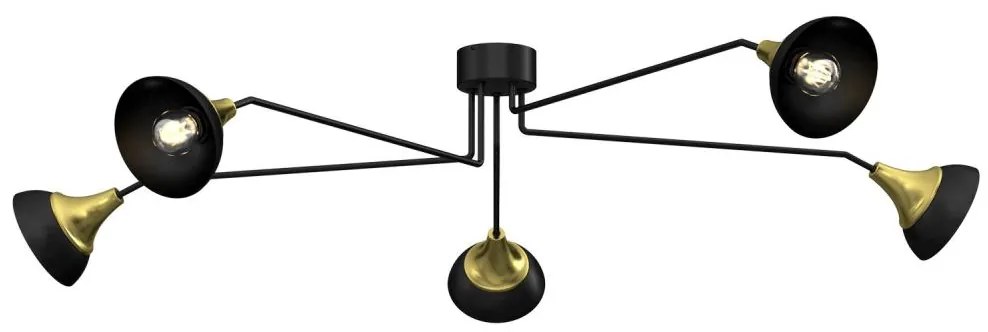 Felületre szerelhető csillár NERGIS 5xE27/60W/230V