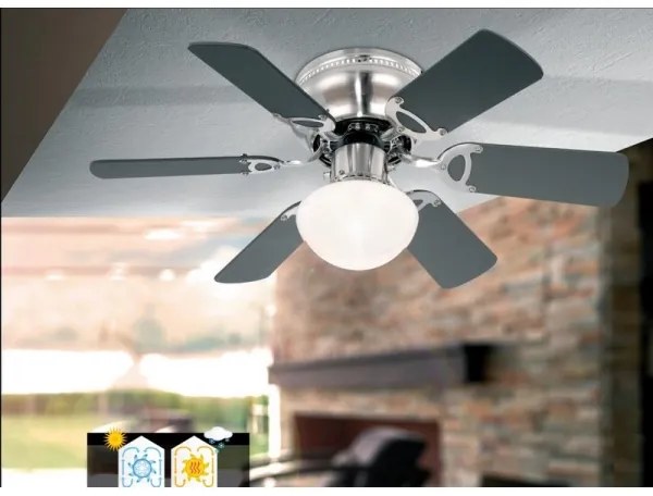 GLOBO 0307 - Mennyezeti ventilátor UGO 1xE27/60W/230V
