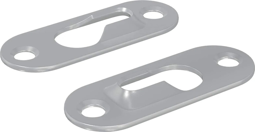 vidaXL Kulcslyuk Akasztó 2 pcs Ezüst 45 x 16 x 3.5 mm Vas