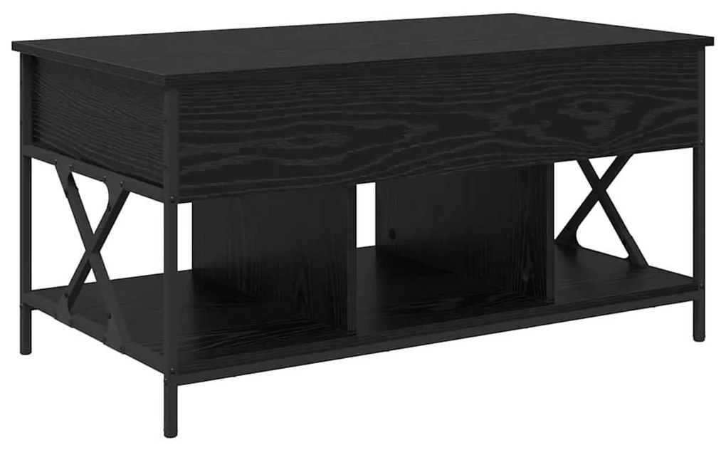 Dohányzóasztal Musta tammi 100 x 55 x 50 cm Faanyag