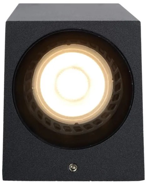 Lucide 69800/02/30 - Kültéri fali lámpa ZARO 2xGU10/35W/230V IP44 fekete