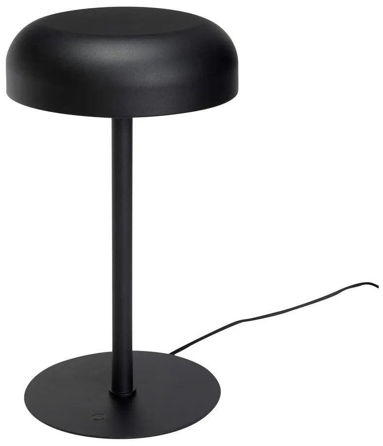 Fekete LED dimmelhető asztali lámpa (magasság 37 cm) Velo – Hübsch