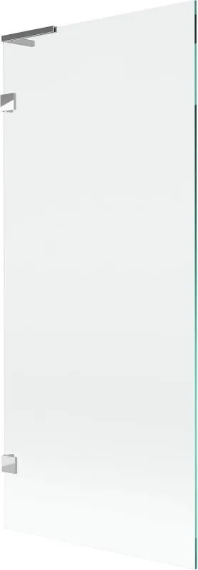 Mexen Lunar L kádparaván 1-szárnyas 80 x 150 cm, átlátszó, króm - 897L-080-000-01-00