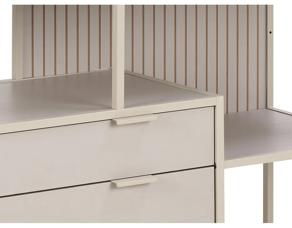 Szürke könyvespolc 114x78x35 cm Seaford – Actona