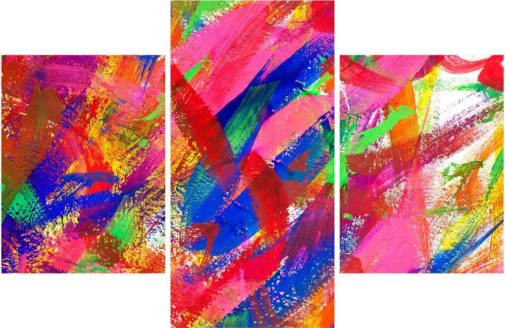 Kép - Színes absztrakció (90x60 cm)