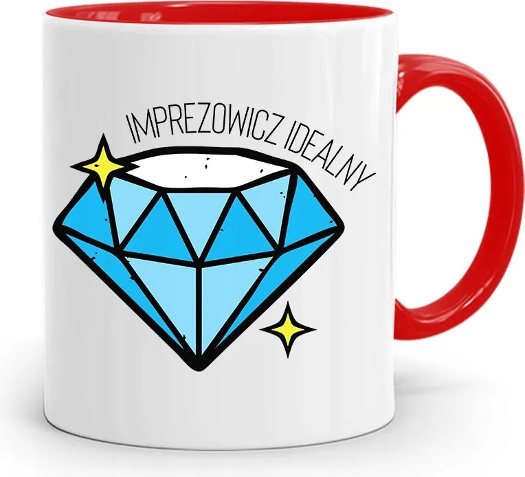 Bulizóknak Party Bögre Piros, fényképes nyomattal