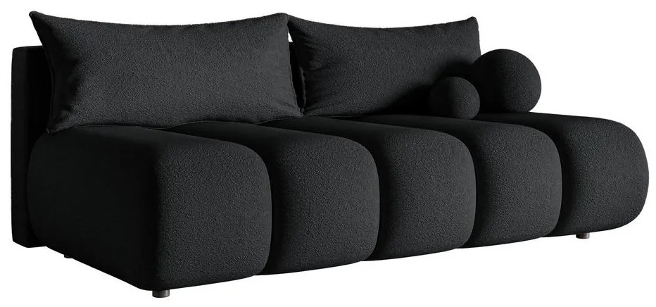 Háromszemélyes kanapé Didier mini (fekete + fekete). Akció -15%. 1100580