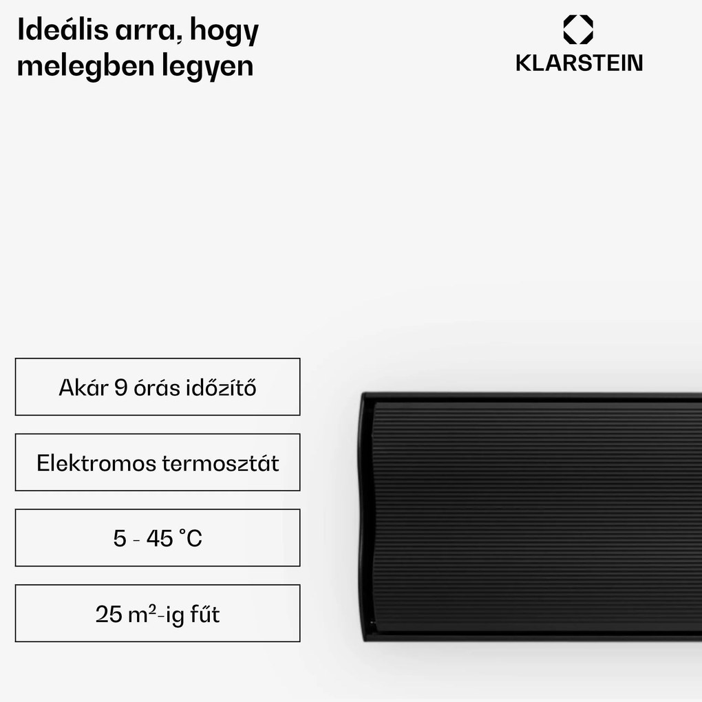 Blumfeldt CosmicBeam Plus XXL, infravörös hősugárzó, 3000 W, távirányító, fekete