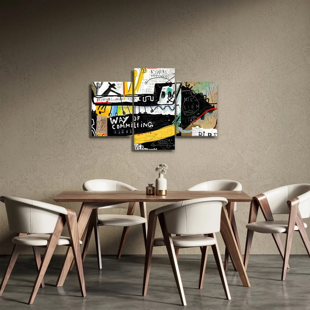 Festmény - Graffiti (90x60 cm)