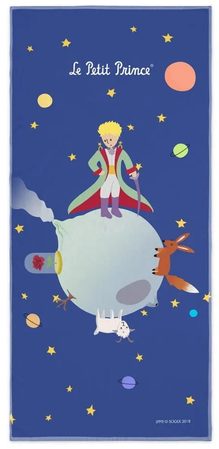 Black Friday - Sötétkék gyerek fürdőlepedő 150x70 cm Le petit prince – Mr. Fox