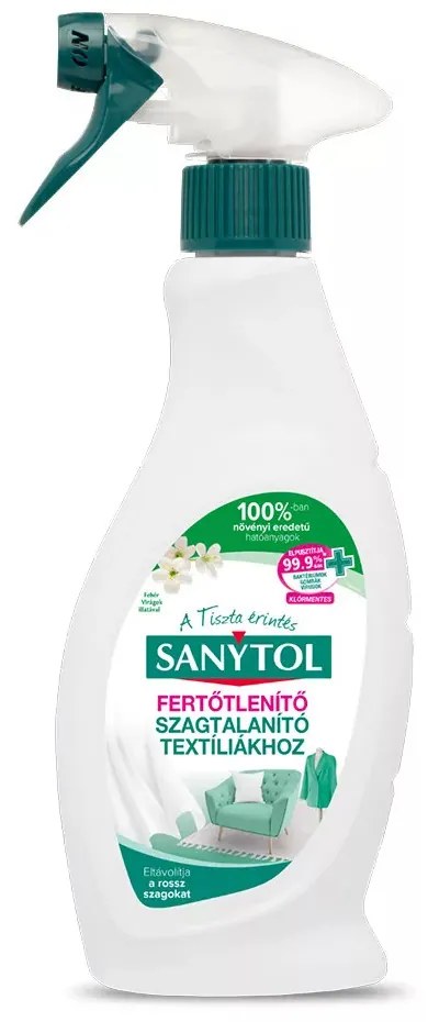 Sanytol Fertőtlenítő Textil Spray 500 ml
