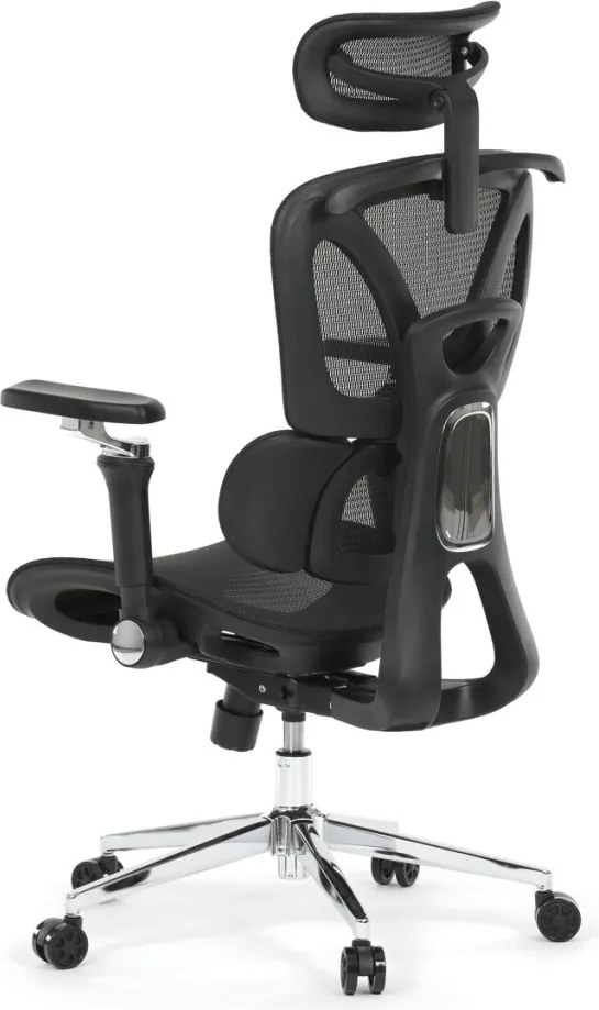 Irodai szék szinkronmechanikás fekete hálós KA-B2363 BK