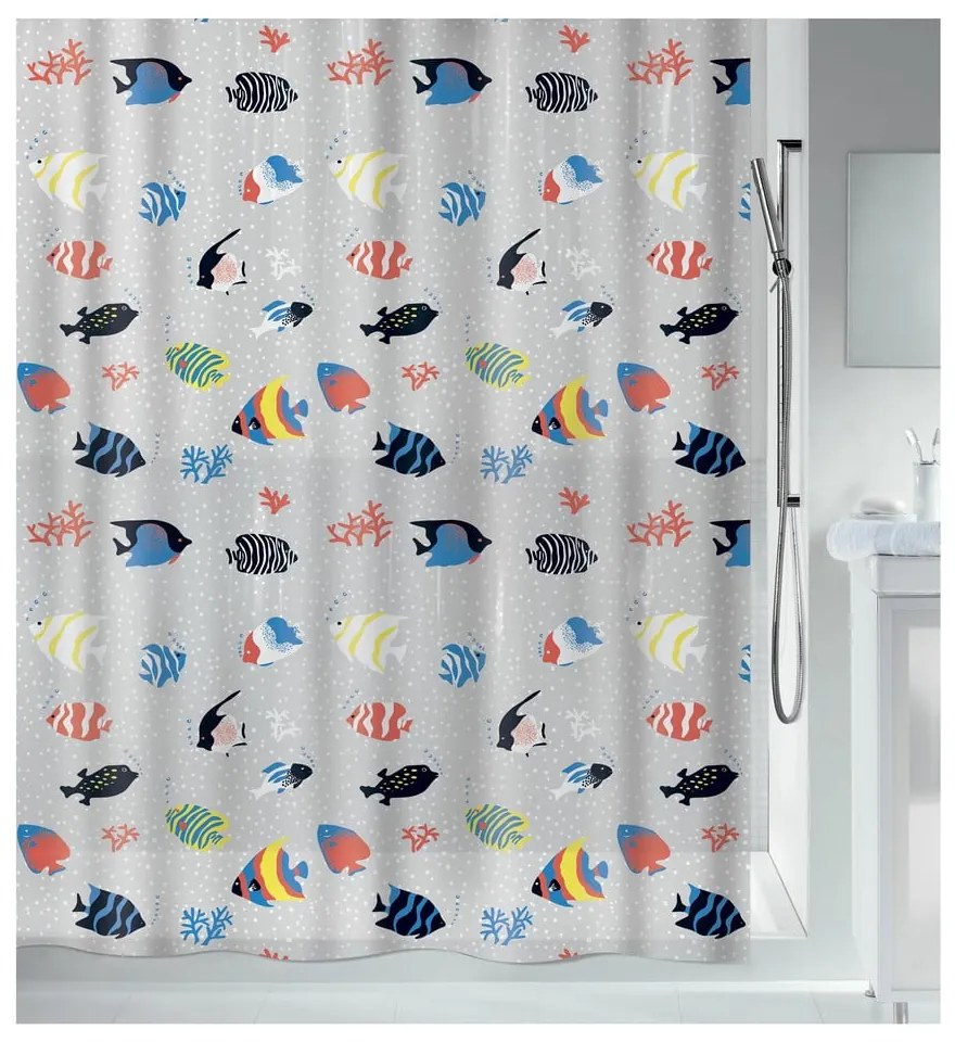 Zuhanyfüggöny 180x200 cm Fish – Spirella
