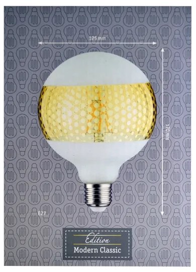 LED Szabályozható izzó CLASSIC G125 E27/4,5W/230V 2500K - Paulmann 28770