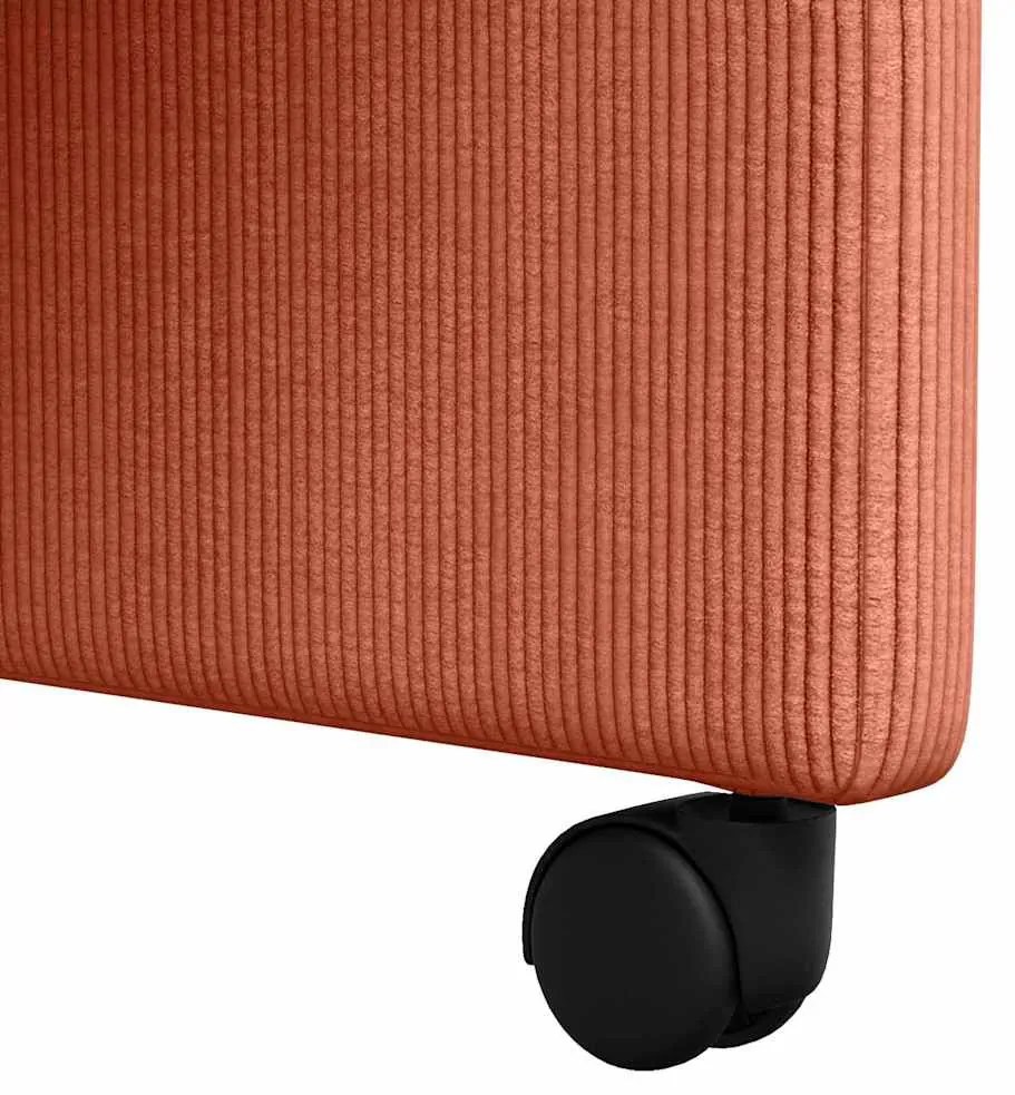 Kerekes Étkező Székek 2 pcs Piros narancs 57 x 66 x 94 cm