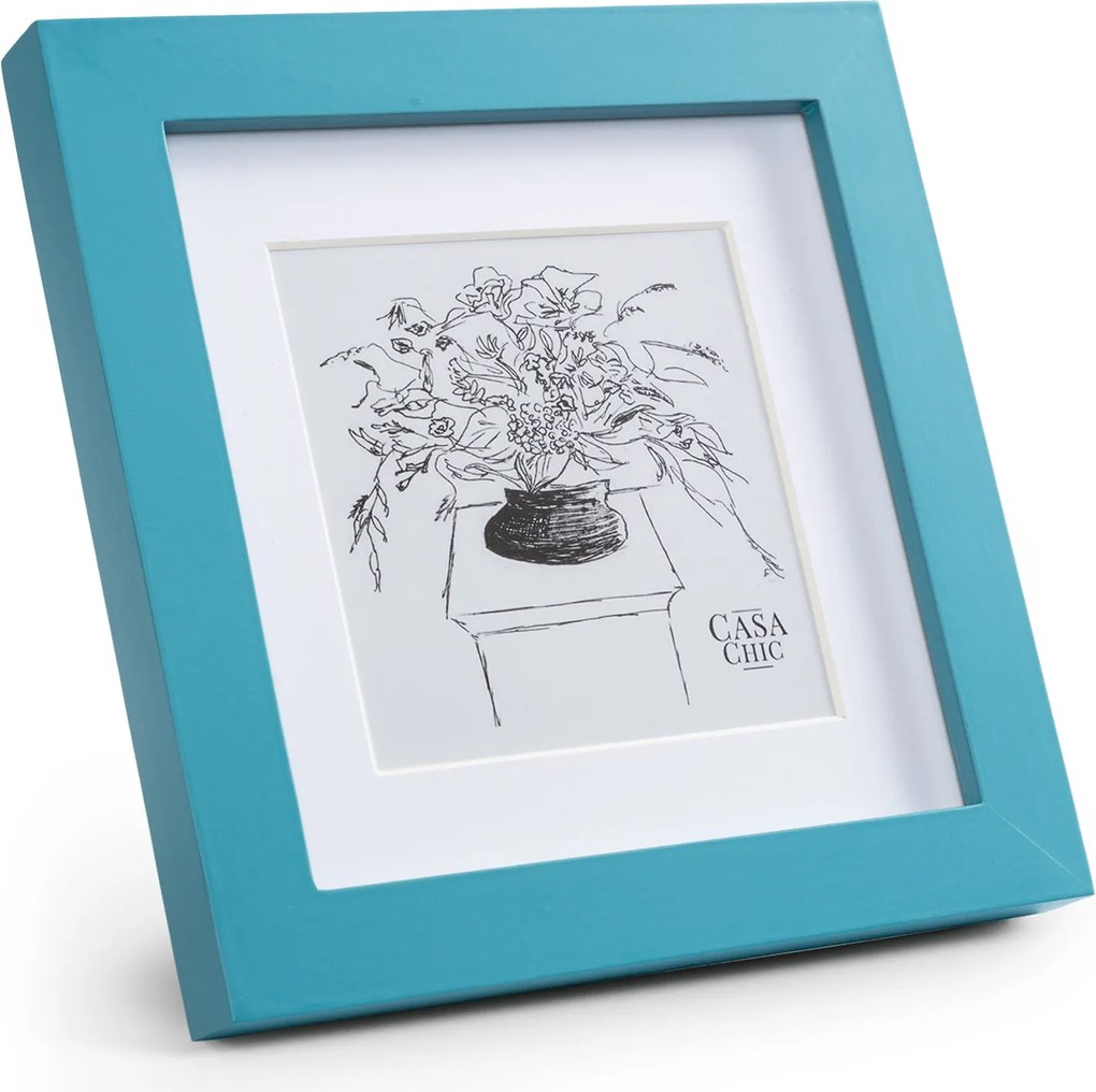 Casa Chic Clapton, képkeret, négyzet alakú, fényképek 15 x 15 cm, paszpartu, üveg