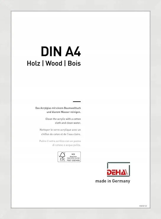 Deha Design Fontana képkeret, A4 21 x 29,7 cm