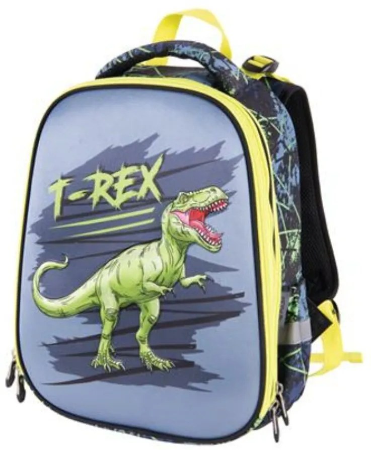 Hátizsák, anatómiai, PULSE Anatomic Cube T-Rex, fekete-zöld (PLS122160F)