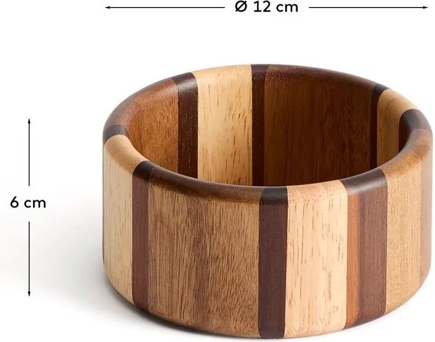 Natúr színű fa szervírozó tálka Nover – Kave Home