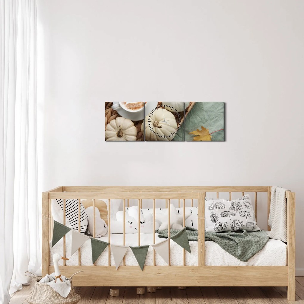 Kép - Őszi vacsora (órával) (90x30 cm)
