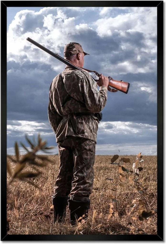 Poszterek keretben 40x60 Vadász fegyver a vállon