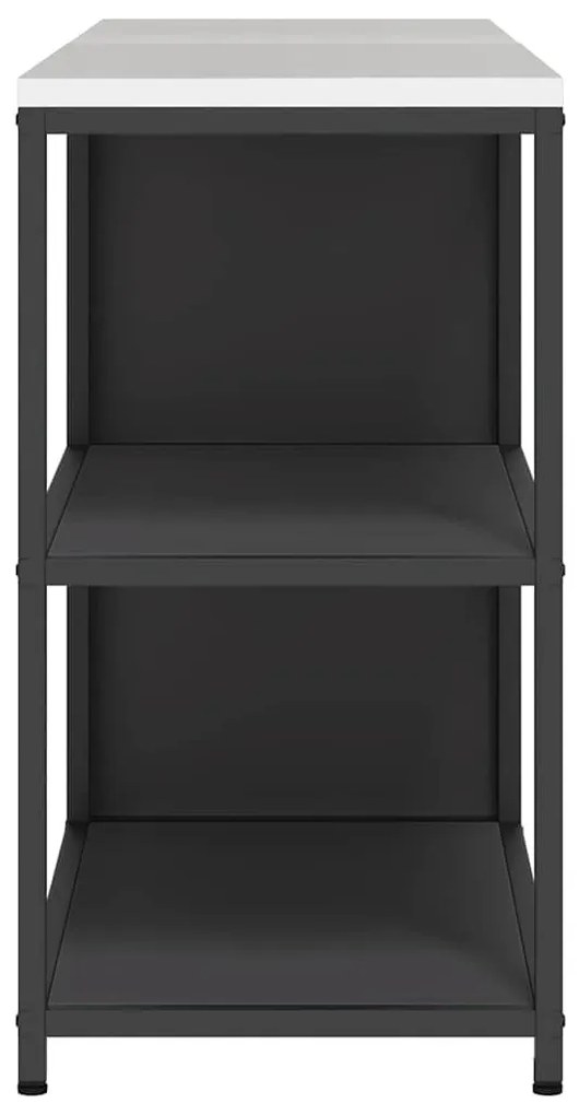 Konyhai Tároló Készlet polcokkal 2 pcs Fekete 180 x 50 x 92 cm