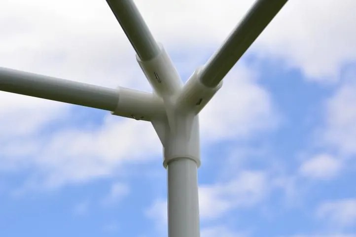 GARTHEN Kerti sátor 3 x 3 m PE 110 g / m² fehér