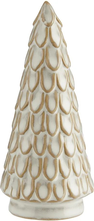 X-MAS kerámia dekoráció, fenyőfa 12 cm