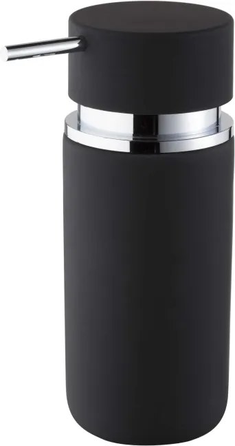 Modern Round szappanadagoló elegáns fekete színben
