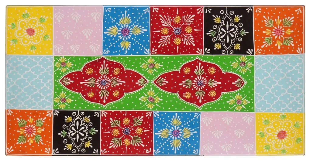 Fali TV szekrény 60x30x24 cm Szilárd Fa Durva Mangó