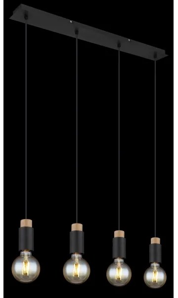 Globo 54045-4H - Csillár zsinóron MATTI 4xE27/40W/230V