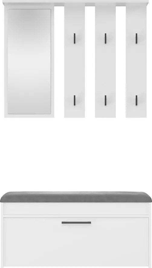 Parma előszobafal, fehér