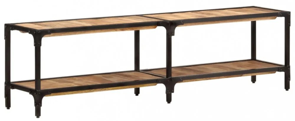 tömör mangófa TV-szekrény 150x30x41 cm