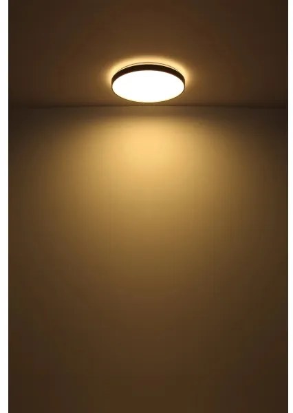 Globo 41262-24 - LED Mennyezeti lámpa ECLYPSE LED/24W/230V átm. 48 cm antracit