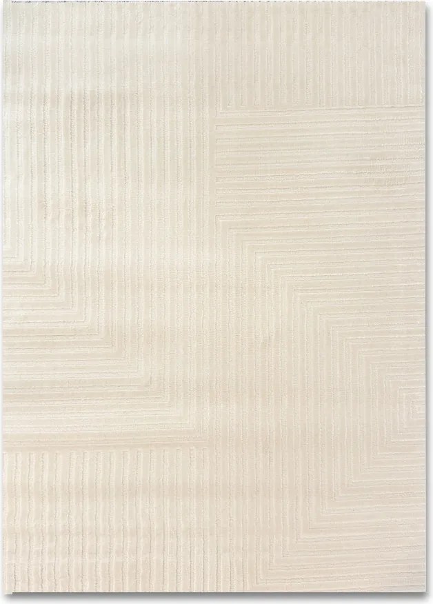 Krémszínű Szőnyeg 160X230 CM Elegáns Választás Otthonodba Puha Gyapjú