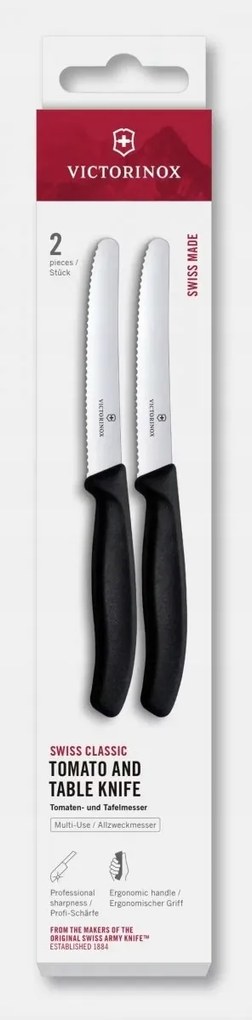 Asztali késkészlet paradicsomhoz Swiss Classic, 2 db Victorinox 6.7833.2