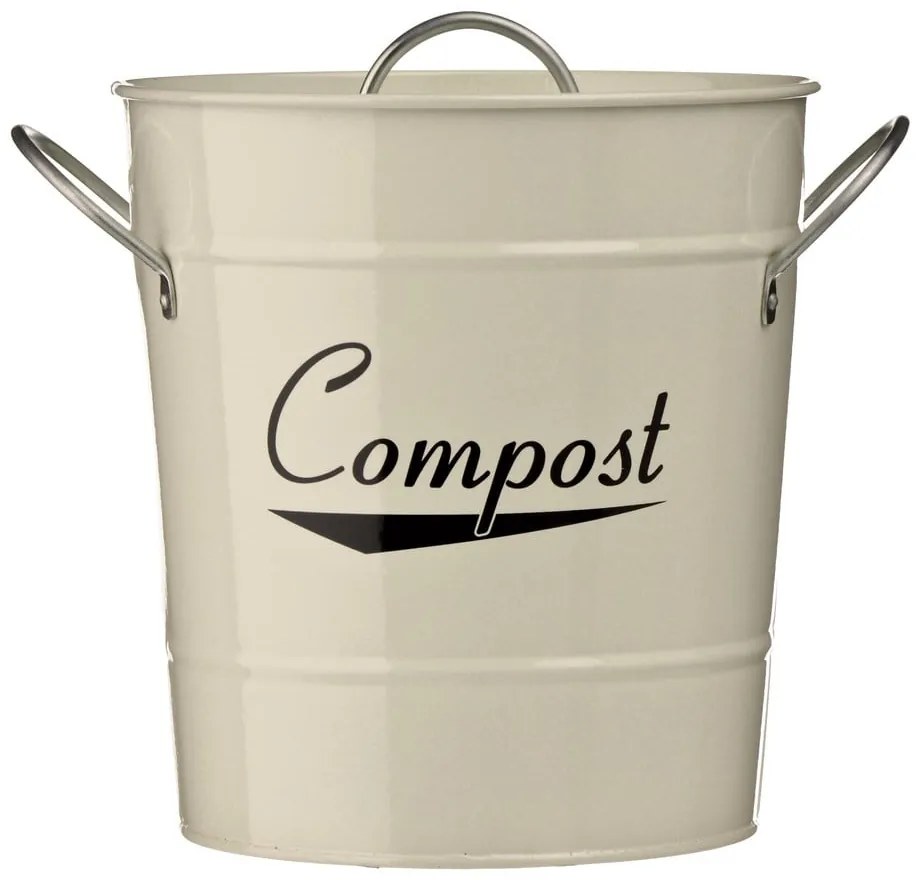 Krémszínű komposztálható hulladék gyűjtő – Premier Housewares