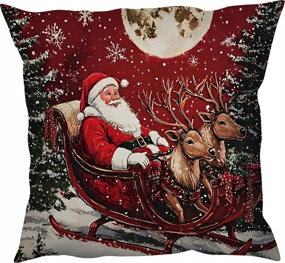 Karácsonyi Párnahuzat 40X40 Dekoratív Ajándék Karácsonyi Díszpárnahuzat 114