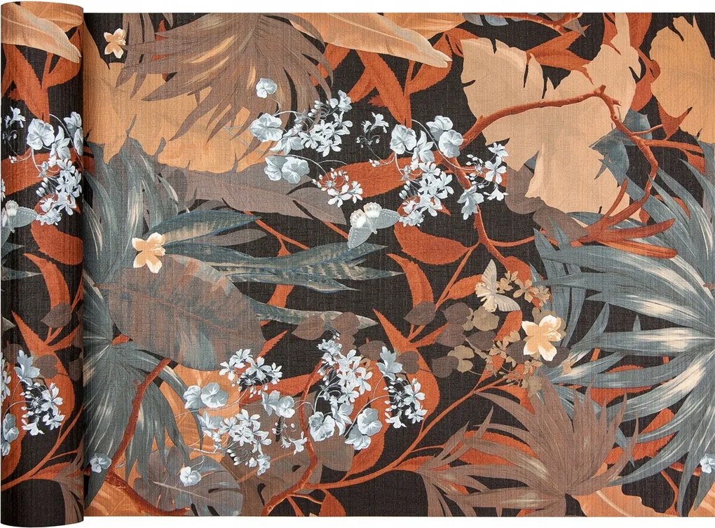 Tapéta Növényi kompozíció barna